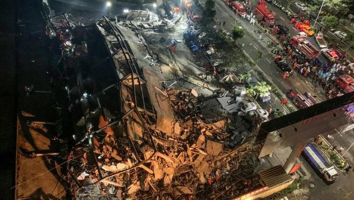 Hotel karantina Corona di China ambruk (AFP)