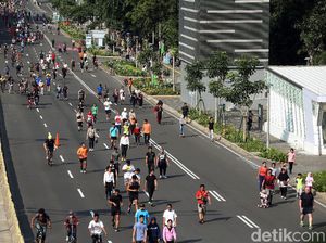 Warga Ajak Anak di Bawah 9 Tahun ke CFD DKI Diminta Pulang