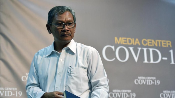 Juru bicara pemerintah untuk penanganan wabah virus Corona, Achmad Yurianto.