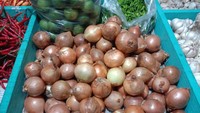 Bayangkan saja, dari yang biasanya bawang bombay dijual Rp 20.000/kilogram (kg), hari ini bawang bombay dijual seharga Rp 180.000/kg. Foto: Anisa Indraini