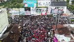 Penampakan Massa GejayanMemanggilLagi dari Udara