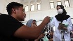 Sosialisasi Pencegahan Corona Digelar di Stasiun Pasar Senen