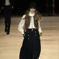 Fashion show koleksi terbaru Celine di Paris Fashion Week 2020, Paris, Prancis, Jumat [28/2/2020]. Photo by Thierry Chesnot/Getty Images.