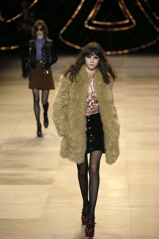 Fashion show koleksi terbaru Celine di Paris Fashion Week 2020, Paris, Prancis, Jumat [28/2/2020]. Photo by Thierry Chesnot/Getty Images.