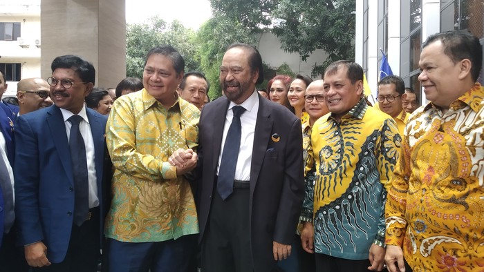 Ketum NasDem Surya Paloh sambang DPPi Golkar
