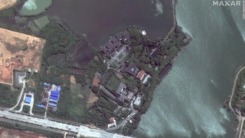 Rumah Sakit Huoshenshan, Wuhan, China diambil Agustus 2019 Foto: Maxar Technologies