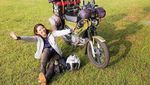 Risa Shimokawara, Si Cantik yang Suka Touring Naik Motor Bebek
