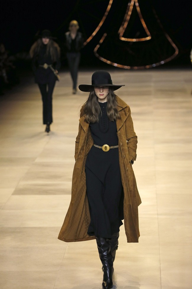 Fashion show koleksi terbaru Celine di Paris Fashion Week 2020, Paris, Prancis, Jumat [28/2/2020]. Photo by Thierry Chesnot/Getty Images.