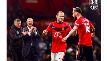 Alex Ferguson pun senang lantaran City dikalahkan United home dan away untuk pertama kalinya dalam 10 tahun. Foto: istimewa