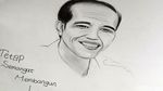 Keren, Febby Gadis Jago Gambar-Putus Sekolah Lukis Jokowi