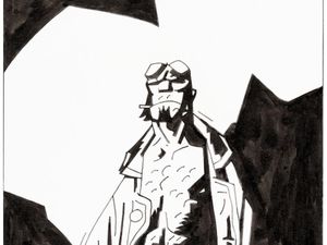 Isolasi Diri, Komikus Hellboy Lelang Sketsanya untuk Bantu Tenaga Medis