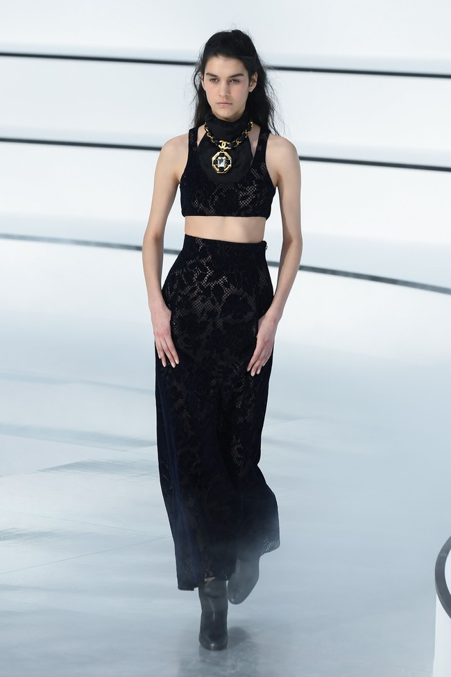 Koleksi terbaru Chanel fall 2020 di Paris Fashio Week, Paris, Prancis, Selasa [03/03/2020]. Photo by Pascal Le Segretain/Getty Images.