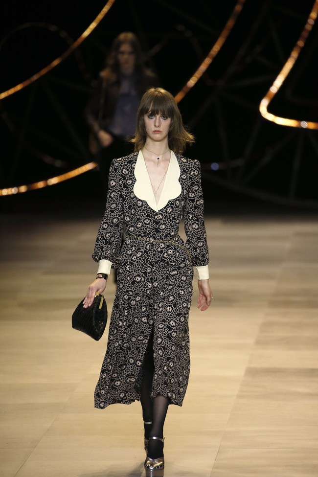 Fashion show koleksi terbaru Celine di Paris Fashion Week 2020, Paris, Prancis, Jumat [28/2/2020]. Photo by Thierry Chesnot/Getty Images.