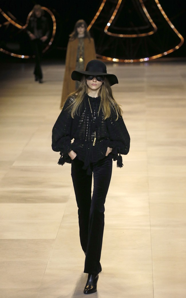 Fashion show koleksi terbaru Celine di Paris Fashion Week 2020, Paris, Prancis, Jumat [28/2/2020]. Photo by Thierry Chesnot/Getty Images.