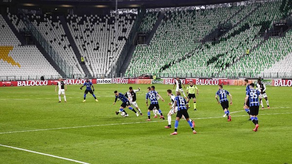 Tak Ada Gemuruh Suporter di Laga Juve vs Inter