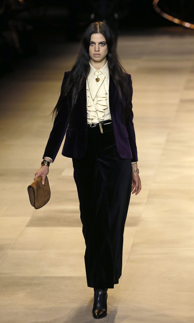 Fashion show koleksi terbaru Celine di Paris Fashion Week 2020, Paris, Prancis, Jumat [28/2/2020]. Photo by Thierry Chesnot/Getty Images.