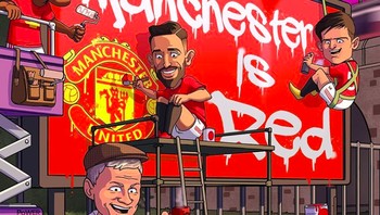 Manchester Is Red, Manchester itu merah. Foto: istimewa