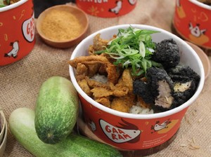 Gaaram: Rice Bowl Ayam Goreng Batu Bara Sabetan Anak Presiden