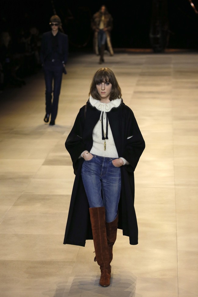 Fashion show koleksi terbaru Celine di Paris Fashion Week 2020, Paris, Prancis, Jumat [28/2/2020]. Photo by Thierry Chesnot/Getty Images.