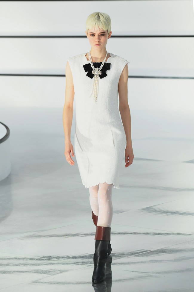 Koleksi terbaru Chanel fall 2020 di Paris Fashio Week, Paris, Prancis, Selasa [03/03/2020]. Photo by Pascal Le Segretain/Getty Images.