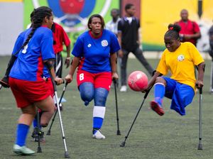 Saat Para Wanita Difabel di Haiti Unjuk Eksistensi Lewat Sepakbola