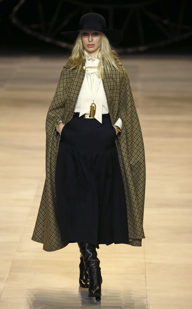 Fashion show koleksi terbaru Celine di Paris Fashion Week 2020, Paris, Prancis, Jumat [28/2/2020]. Photo by Thierry Chesnot/Getty Images.
