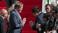 Ini momen saat Raja Belanda Willem-Alexander dan Ratu Maxima berkunjung ke Indonesia.