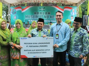Pertamina Gaet NU Cegah Risiko Penyakit Tak Menular bagi Warga Tuban