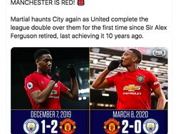 Manchester Is Red Bergema di Linimasa
