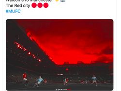 Manchester Is Red Bergema di Linimasa