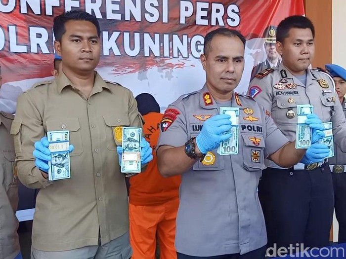Polisi Kuningan menggagalkan peredaran uang palsu dolar AS
