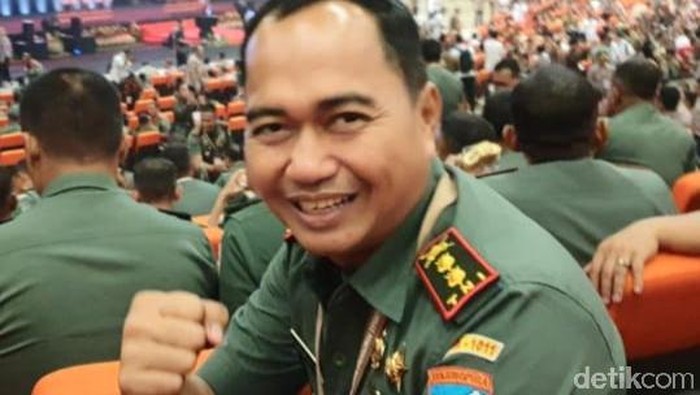 Almarhum Dandim Kuala Kapuas Letkol Kav Bambang Kristianto Bawono korban kecelakaan speeadboat yang membawa Paspampres di Palangka Raya, Kalimantan Tengah