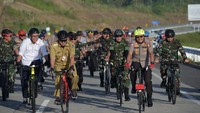 Kakorlantas juga menyebutkan hadirnya ruas tol baru ini selain menciptakan efisien dan efektifitas waktu tempuh perjalanan, juga dapat menjadi budaya baru. (dok. Korlantas)