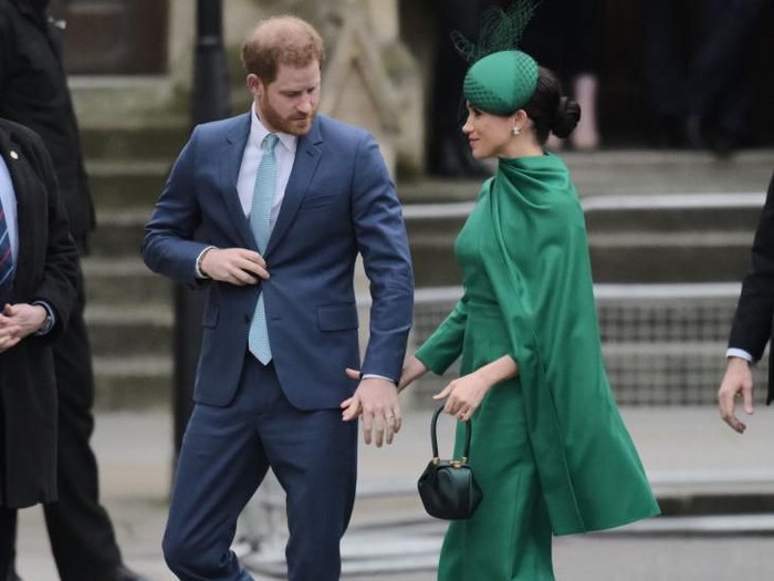 LONDON, ENGLAND - MARCH 09: Prince Harry, Duke of Sussex and Meghan, Duchess of Sussex attend the Commonwealth Day Service 2020 at Westminster Abbey on March 09, 2020 in London, England. The Commonwealth represents 2.4 billion people and 54 countries, working in collaboration towards shared economic, environmental, social and democratic goals. (Photo by Gareth Cattermole/Getty Images)