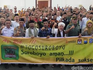 Jelang Pilwali, Polisi Ajak Semua Warga Jogo Suroboyo
