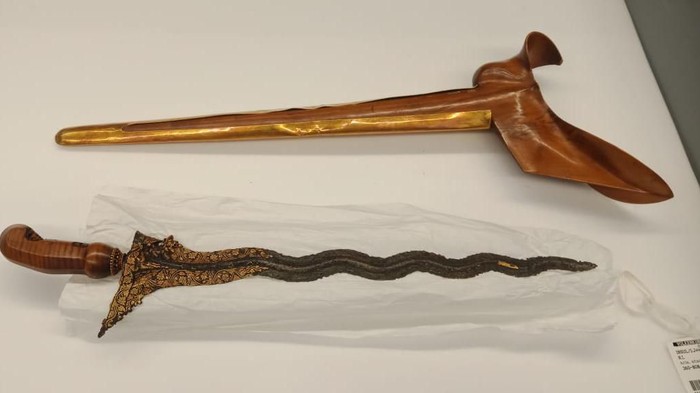 Naga Siluman di Keris Kiai Naga Siluman milik Pangeran Diponegoro. (Dok pribadi sejarawan Sri Margana)