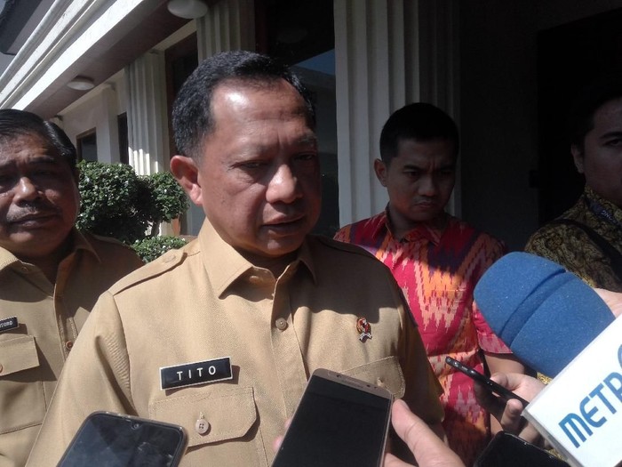 Mendagri Tito di Kemenko Polhukam