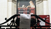 Wabah corona yang melanda kawasan Italia itu membuat sejumlah kegiatan dibatalkan. Taman hiburan hingga museum di negara itu pun beberapa mulai ditutup sementara waktu guna mencegah penyebaran virus corona. Salah satu museum yang ditutup adalah Museum Correr yang berada di Venesia. Museum itu ditutup hingga 3 April 2020 mendatang. Getty Images/Marco Di Lauro.