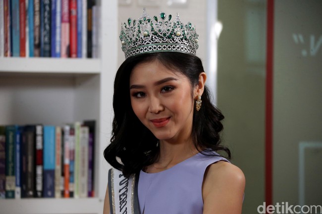 Putu Ayu Saraswati merupakan perempuan kelahiran Bali, 6 Juli 1997. Sosok perempuan keturunan Taiwan ini mulai dikenal publik setelah keikutsertaannya di ajang Puteri Indonesia 2020. (Foto: Rengga Sancaya/detikcom)