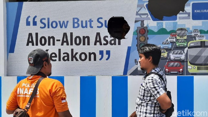 Pospol Kentungan, Kecamatan Depok, Sleman, Selasa (10/3/2020).