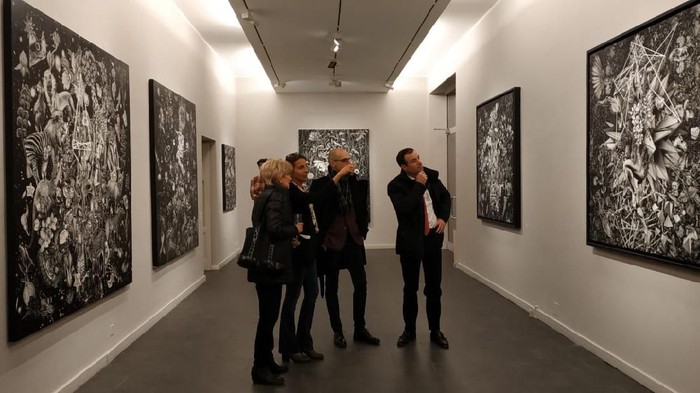 Pameran Tunggal Seniman Bestrizal Besta di Swiss