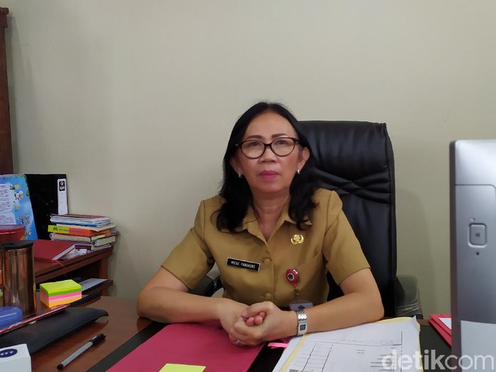 Kepala Dinas Pemberdayaan Perempuan dan Perlindungan Anak (P3A) Sulut, Mieke Pangkong (Angel Rawis/detikcom)