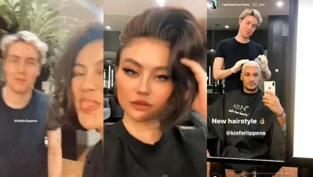 Raphael Maitimo dan Agnez Mo nyalon