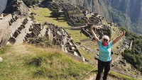 Machu Picchu berada diketinggian 2.430 mdpl, di tengah hutan topis hingga suasana alam di sana sangat indah. (Tina Sibley)