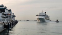 Kapal pesiar itu membawa sekitar 2.000 orang, termasuk warga Italia. AP Photo.