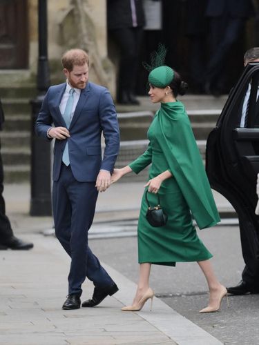 LONDON, ENGLAND - MARCH 09: Prince Harry, Duke of Sussex and Meghan, Duchess of Sussex attend the Commonwealth Day Service 2020 at Westminster Abbey on March 09, 2020 in London, England. The Commonwealth represents 2.4 billion people and 54 countries, working in collaboration towards shared economic, environmental, social and democratic goals. (Photo by Gareth Cattermole/Getty Images)