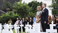 Raja Belanda Willem Alexander (kanan) tampak didampingi Ratu Maxima Zorreguieta Cerruti.