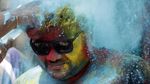 Foto: Tumpah Ruah Warga India di Festival Holi