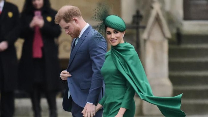 LONDON, ENGLAND - MARCH 09: Prince Harry, Duke of Sussex and Meghan, Duchess of Sussex attend the Commonwealth Day Service 2020 at Westminster Abbey on March 09, 2020 in London, England. The Commonwealth represents 2.4 billion people and 54 countries, working in collaboration towards shared economic, environmental, social and democratic goals. (Photo by Gareth Cattermole/Getty Images)