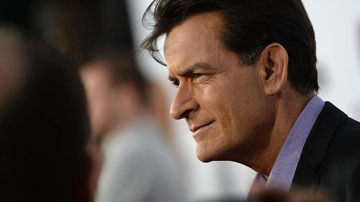HOLLYWOOD, CA - APRIL 11:  Actor Charlie Sheen arrives for the premiere of Dimension Films Scary Movie 5 at ArcLight Cinemas Cinerama Dome on April 11, 2013 in Hollywood, California.  (Photo by Michael Buckner/Getty Images)